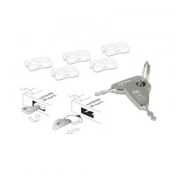 Port Blocker Usb (2 Key + 5 X Blocks) Delock 20648