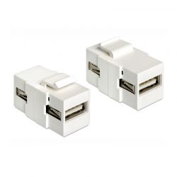Keystone Usb 2.0 A Female To Usb 2.0 A Female White Delock 86317