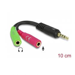 3,5Mm Aud M To 2X3,5Mm Aud F(Speak+Micro/Ne) Omtp Pinout Delock 65344