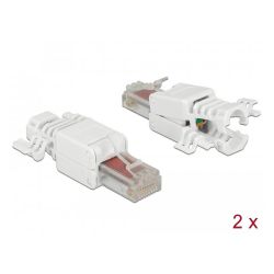 Βυσμα Utp Rj45 Cat6 Toolfree 2Τεμ Delock 86416