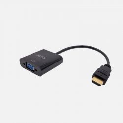 Converter Hdmi M To Vga F With Audio + Power Cable Approx C11V3