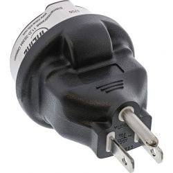 Travel Adapter Nema 5-15 To Schuko Female Intos 16705
