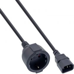 Καλωδιο  Schuko F  Σε C14 0.5M Intos 16659K