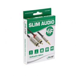 3,5Mm Audio Cable Σε 2X Rca M 1M Intos S-99241