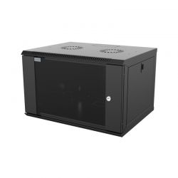 Επίτοιχη Com Βοχ Wall 7U Με Βάθος 450Mm Μαύρη (Οπές Μ10) Mirsan WTC07U45MN.01