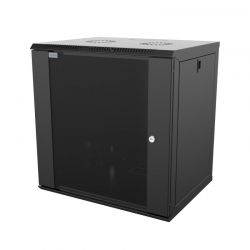 Επίτοιχη Com Βοχ Wall 12U Με Βάθος 450Mm  Μαύρη (Οπές Μ10) Mirsan WTC12U45MN.01