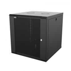 Επίτοιχη Com Βοχ Wall 12U Με Βάθος 600Mm  Μαύρη (Οπές Μ10) Mirsan WTC12U60MN.01
