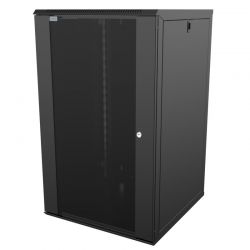 Επίτοιχη Com Βοχ Wall 20U Με Βάθος 600Mm Black (Οπες Μ10) Mirsan WTC20U60MN.01