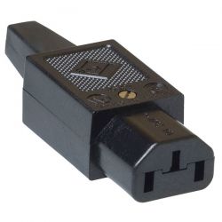 Βυσμα C13 Μαυρο (10A) Intronics SFO20