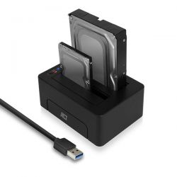 Sata Station 2.5&Quot;+3.5&Quot; Usb 3.2 Gen1 2Xhdd Clone Function Intronics AC1504
