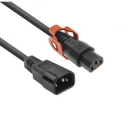 Καλωδιο Επεκτασης Τροφοδοσιας C13 Lock - C14 3,0M Intronics AK5158