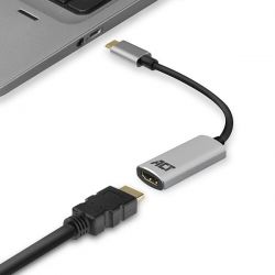 Adapter Usb Type-C Male To Hdmi/F 4K(4096 X 2160@60Hz) Intronics AC7010