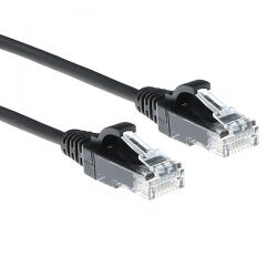 Utp 3M Cat6 Μαυρο Slim Lszh Intronics DC9903