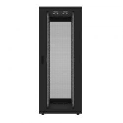Επιδαπέδια Καμπίνα 42U Με Πλατος 80Cm Βάθος 100 Cm, 2 X Διατρητες / Flat Pack Steel STEEL-4280F-BL