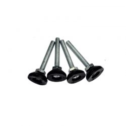 Πόδι Στήριξης Μ10 Για Επίτοιχο Rack (Σετ 4 Τεμ.) Steel STEEL-ZMN-PNY-WB-XX