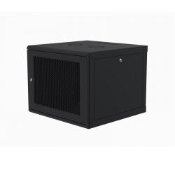 Επίτοιχη Elegant Wall 9U Με Βάθος 600Mm Μαύρη Διατρητη &Apos;&Apos;Flat Pack&Apos;&Apos; Elegant ELGW09U6060BL911D