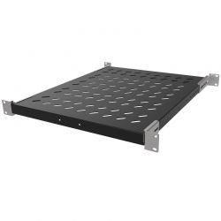 Ραφι 1Uγια Rack Με Βαθος 80Cm 50Kgr L=52,5Cm+Brackets Ral9005 Mirsan SBR80.01YK