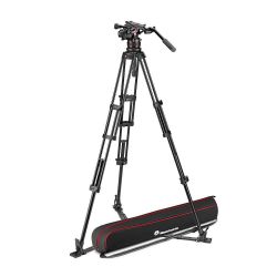 Manfrotto Nitrotech 612 and alu twin leg tripod gs