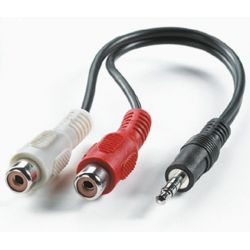 3.5mm Audio Cable Σε 2x Rca F 0.2m 11.09.4340 RΟLΙΝΕ