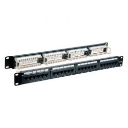 Patchpanel 24 Port CAT6 Utp Μαυρο 37585.1 EFB