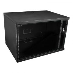 Επίτοιχη καμπίνα soho NG 7U με βάθος 400 mm ''Flat Pack'' RAL9005 40965 S-Link