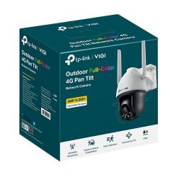 4MP Outdoor Full-Color 4G Pan Tilt Network Camera VIGI C540-4G(4mm) TP-Link