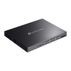 SWITCH 24-Port POE++ 500W Gigabit Stackable Lite L3 Managed 4x 10G Slots 19-inch SG5428XMPP TP-Link