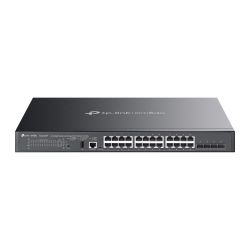 SWITCH 24-Port POE++ 500W Gigabit Stackable Lite L3 Managed 4x 10G Slots 19-inch SG5428XMPP TP-Link