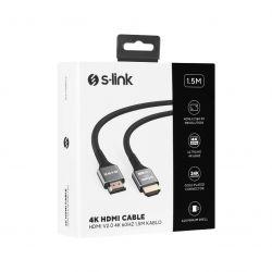 καλώδιο HDMI 1,5m Gold v2.0 (4096x2160@60Hz) 37594/SLX-HD4K015 S-Link