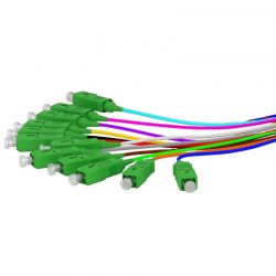 PIGTAIL SC/apc (12 τεμ) MULTICOLOR LSZH SA08E2MC LG Optic