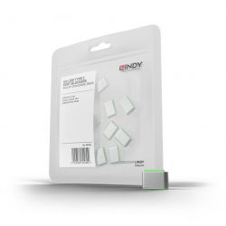Port Blocker USB Type-C (without key) Pack of 10 Green 40438 Lindy