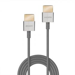 καλώδιο HDMI 2.1 0.5m 8K@60hz Slim (7680x4320@60Hz - 48Gbps) 36775 Lindy