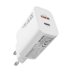 CHARGING Adapter WALL 1xType-C & 1xUSB-A QC 3.0 30W 40431/SL-EC67 S-Link