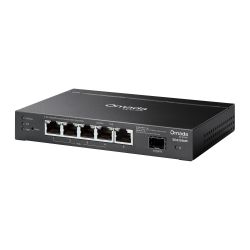 SWITCH 5-Port Gigabit+ 1*Gigabit SFP+ Smart Managed 4Port PoE+ 63W PoE Power Desktop Steel Case SG2206MP TP-Link