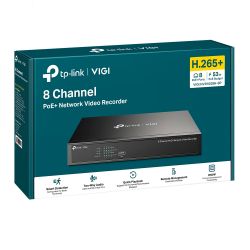 8 Channel PoE+ Network Video Recorder 53W (1*SATA Interfaces) VIGI NVR1008H-8P TP-Link