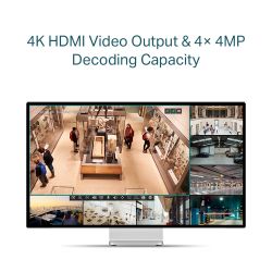 8 Channel PoE+ Network Video Recorder 53W (1*SATA Interfaces) VIGI NVR1008H-8P TP-Link