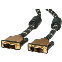 Dvi Cable M/m 2.0m Dual Link Gold Plated 11.04.5512 RΟLΙΝΕ
