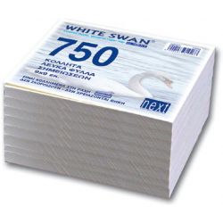 Ανταλλακτικά φύλλα κύβου λευκά 750 φυλλα 9x9 εκ. NEXT 01030