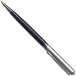 Στυλό διαρκείας μεταλλικό περιστρεφόμενο δίχρωμο ασημί μπλε NEXT 15556