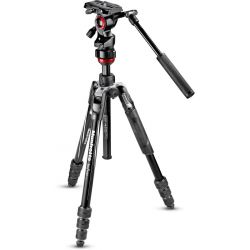 Τριποδο Αλουμινιου BEFREE LIVE AL TWT με Κεφαλή 2 Αξόνων Manfrotto MN MVKBFRT-LIVE Μαυρο