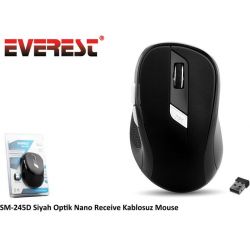Mouse WIR. 2.4GHz Mini OPT. USB 1000/1600dpi Black