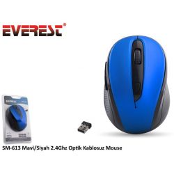 Mouse WIR. 2.4GHz Opt. 1200dpi Blue/Black