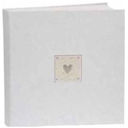 Αλμπουμ Γαμου Ριζοχαρτο Craft Paper Τετράγωνο παράθυρο & καρδιά 35X35Cm 50 Φύλλων 12601
