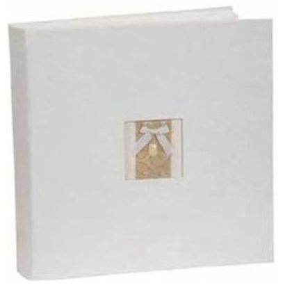 Αλμπουμ Γαμου Ριζοχαρτο Craft Paper Τετράγωνο παράθυρο & φιόγκος  35X35Cm 50 Φύλλων 12601