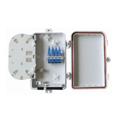 Splice Box  Επιτοιχο 4 Ports Ip65 Outd(Lcduplexscsimplex) 124X205X40 LG Optic 5043