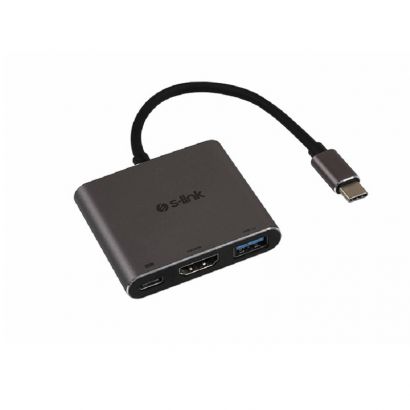 Docking Station Type-C To 4K/Hdmi, 1Xusb3.0 ,1X Type-C Pd S-Link 32338/SW-U515