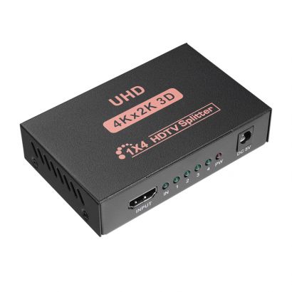 Splitter Hdmi 4 Port 4K2K@30 Fps Hytech 33607/HY-LU4