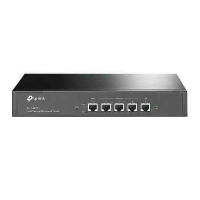 Multi Load Balance Router 5*10/100Mbps Ports  1U 13-Inch Rack-Mountable TP-Link TL-R480T+