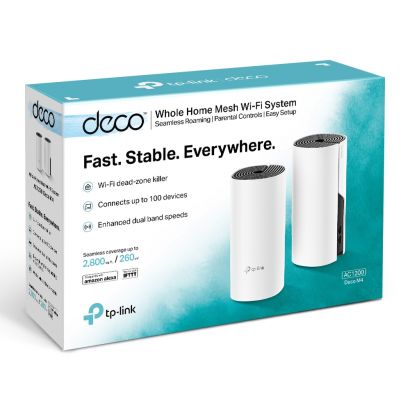 Mesh Wifi 5 System Ac1200 Whole Home  (2 Pack) TP-Link Deco M4(2-Pack)