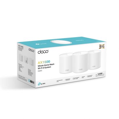 Mesh Wifi 6 System Ax1500 Whole Home   (3 Pack) TP-Link Deco X10(3-pack)